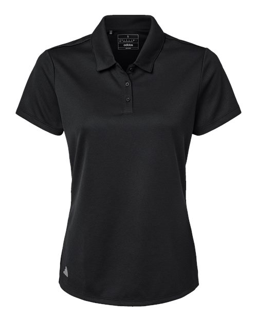 Adidas A581 — Women's Micro Piqué Polo — Black