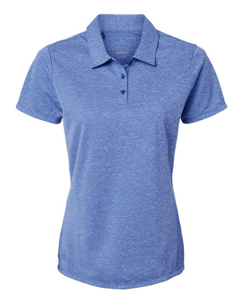 Adidas A583 — Women's Heathered Polo — Collegiate Royal Melange