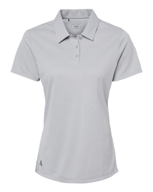 Adidas A583 — Women's Heathered Polo — Grey Two Melange