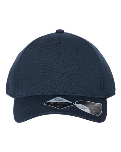 Atlantis Headwear JOSHUA — Sustainable Structured Cap — Navy