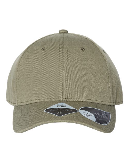 Atlantis Headwear JOSHUA — Sustainable Structured Cap — Olive