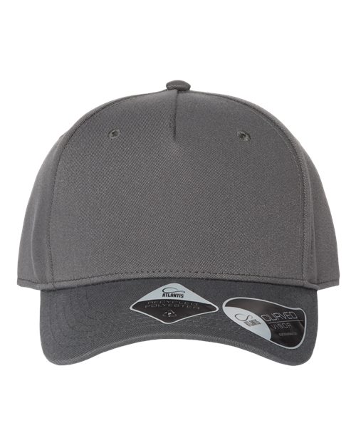 Atlantis Headwear FIJI — Sustainable Five-Panel Cap — Dark Grey