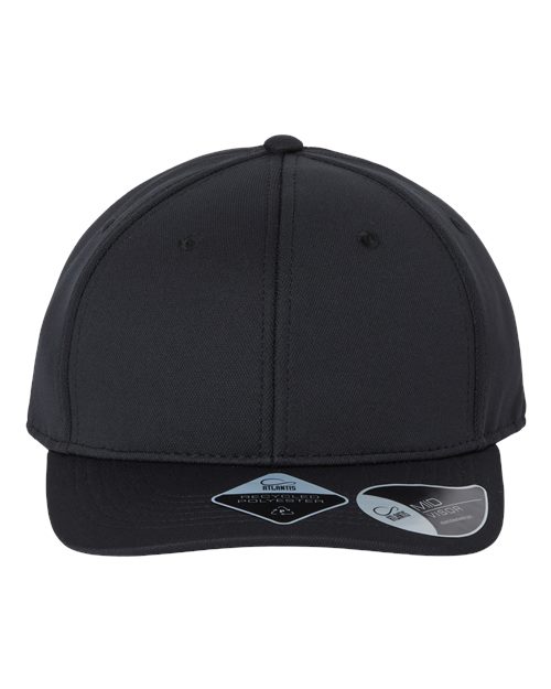 Atlantis Headwear SKYE — Sustainable Honeycomb Cap — Black