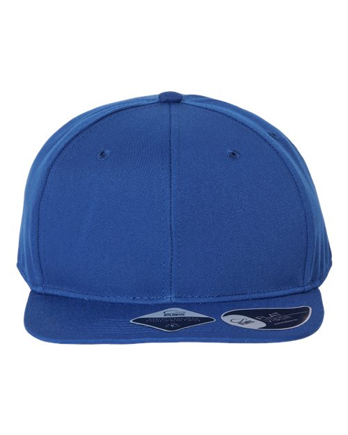 Atlantis Headwear JAMES — Sustainable Flat Bill Cap — Royal