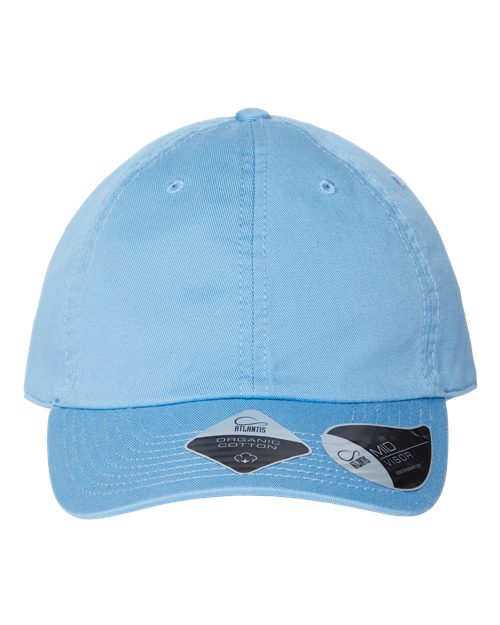 Atlantis Headwear FRASER — Sustainable Dad Hat — Columbia Blue