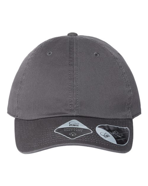 Atlantis Headwear FRASER — Sustainable Dad Hat — Dark Grey