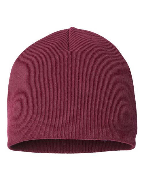 Atlantis Headwear YALA — Sustainable Beanie — Burgundy