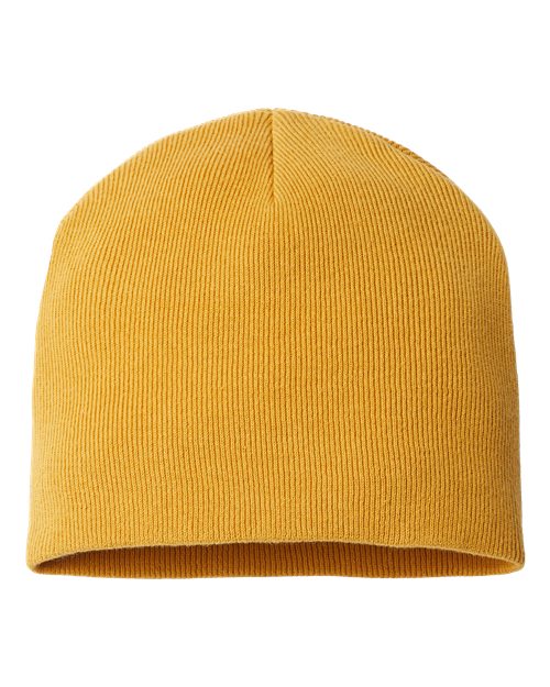 Atlantis Headwear YALA — Sustainable Beanie — Mustard Yellow