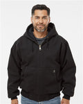 DRI DUCK 5020T — Men's Tall Cheyenne Boulder Cloth™ Hooded Jacket with Tricot Quilt Lining — main view
