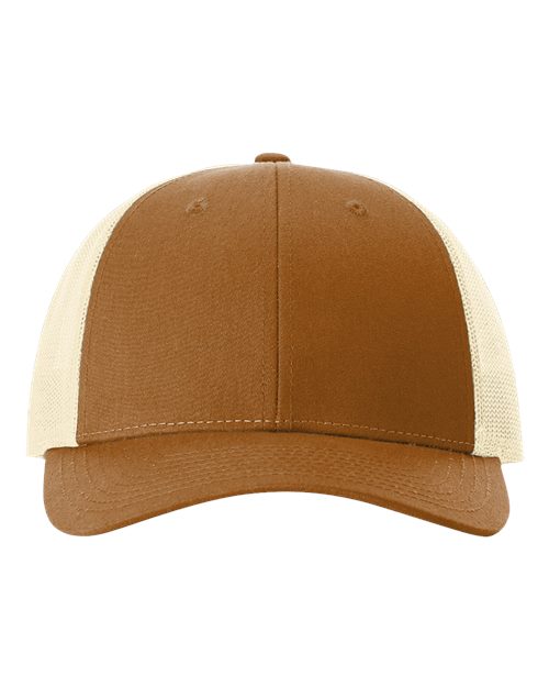 Richardson 115 — Low Pro Trucker Cap — Carmel/ Birch