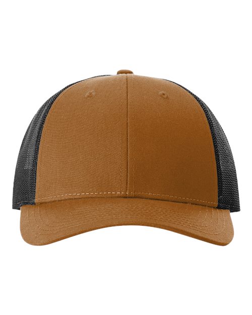 Richardson 115 — Low Pro Trucker Cap — Carmel/ Black