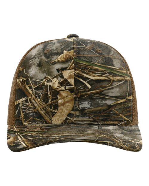 Richardson 112P — Printed Trucker Cap — Realtree Max 7/ Buck