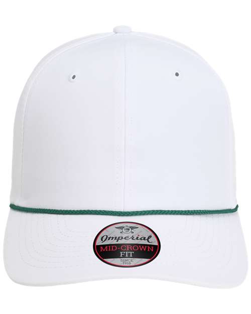 Imperial 7054 — The Wingman Cap — White/ Dark Green