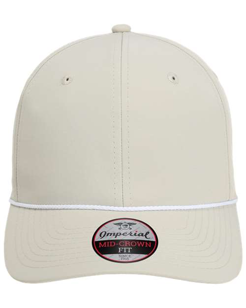 Imperial 7054 — The Wingman Cap — Putty/ White