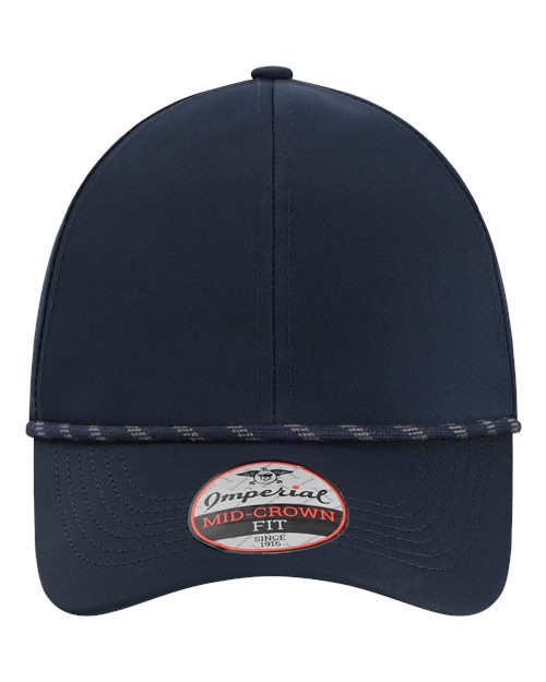 Imperial 6054 — The Habanero Performance Rope Cap — Navy