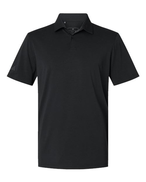 Adidas A590 — Men's Blended Polo — Solid Black
