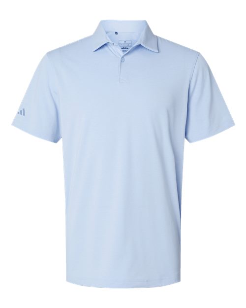 Adidas A590 — Men's Blended Polo — Blue Dawn Melange