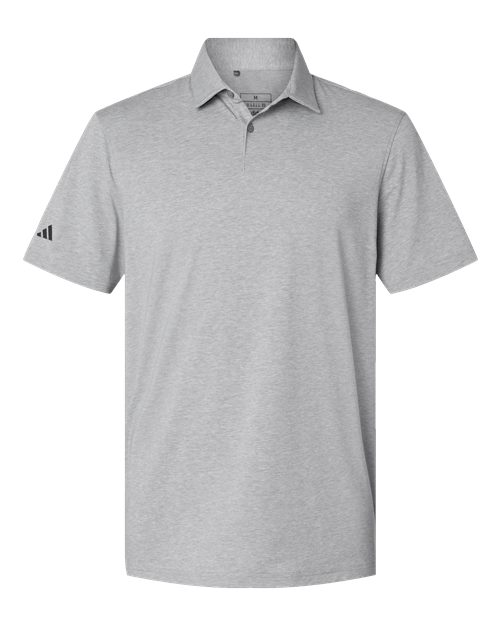 Adidas A590 — Men's Blended Polo — Grey Three Melange