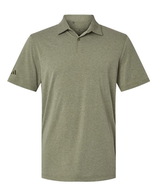 Adidas A590 — Men's Blended Polo — Olive Strata Melange