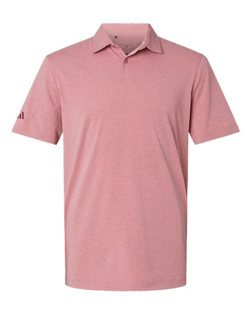 Adidas A590 — Men's Blended Polo — Pink Strata Melange