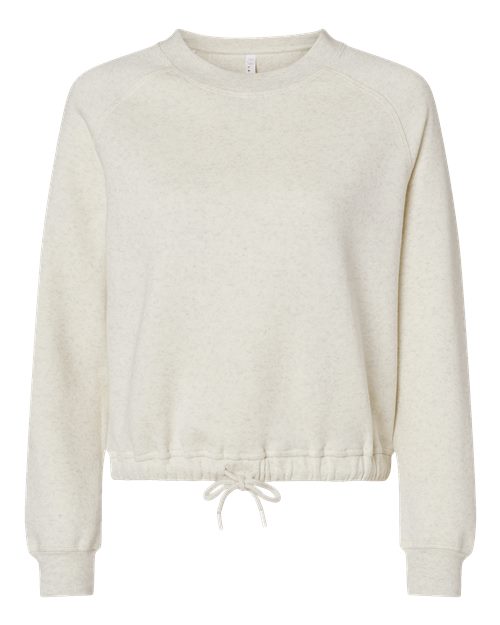 LAT 3528 — Women's Relaxed Boxy Crewneck Sweatshirt — Natural Heather