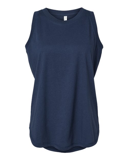 LAT 3592 — Women's Relaxed Fine Jersey Tank — Denim
