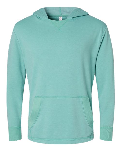LAT 6936 — Unisex Vintage Wash Hoodie Sweatshirt — Washed Saltwater
