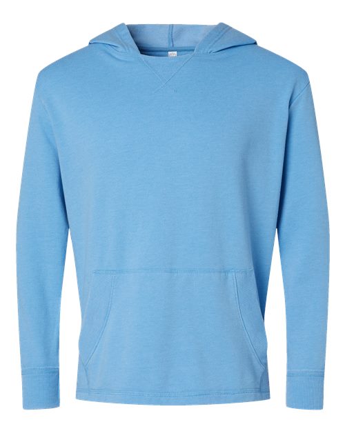 LAT 6936 — Unisex Vintage Wash Hoodie Sweatshirt — Washed Tradewind