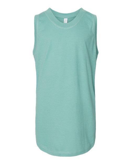 LAT 2692 — Girls' Relaxed Fine Jersey Tank — Saltwater