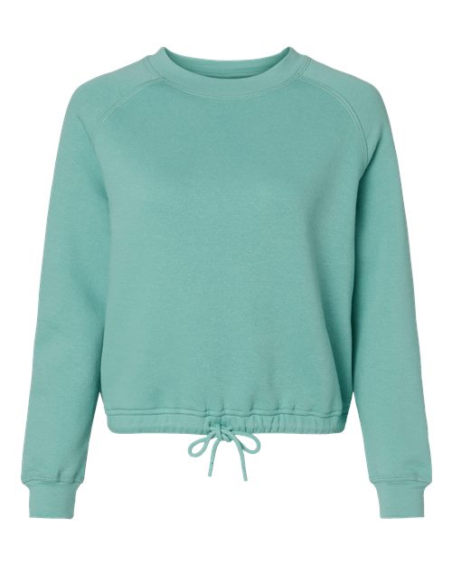 LAT 3528 — Women's Relaxed Boxy Crewneck Sweatshirt — Saltwater
