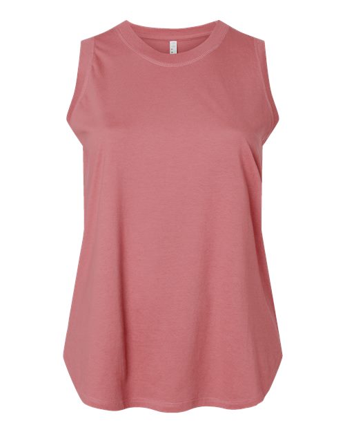 LAT 3892 — Women's Curvy Relaxed Fine Jersey Tank — Mauvelous