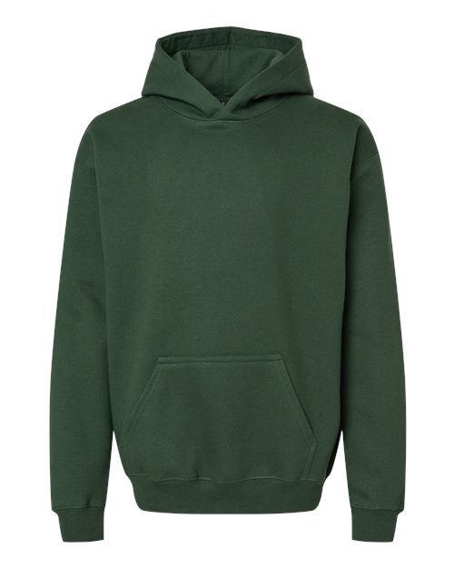 Gildan SF500B — Youth Softstyle® Midweight Hooded Sweatshirt — Forest Green