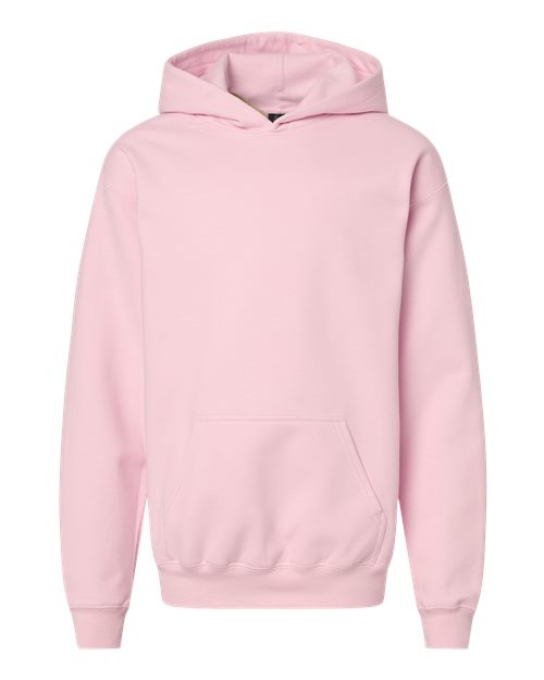 Gildan SF500B — Youth Softstyle® Midweight Hooded Sweatshirt — Light Pink