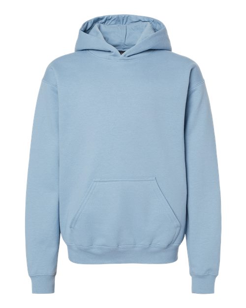 Gildan SF500B — Youth Softstyle® Midweight Hooded Sweatshirt — Stone Blue