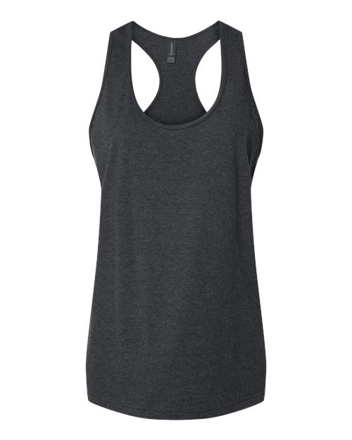 Gildan 64220LCVC — Women's Softstyle® CVC Racerback Tank Top — Pitch Black Mist