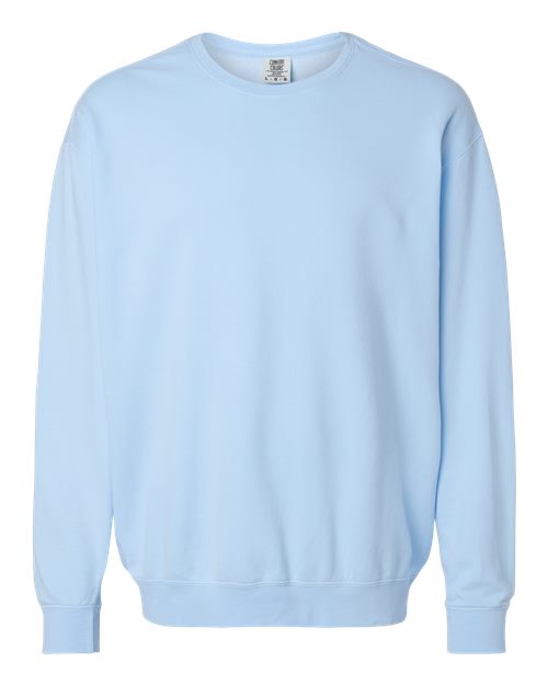 Comfort Colors 1466 — Unisex Garment-Dyed Lightweight Fleece Crewneck Sweatshirt — Hydrangea