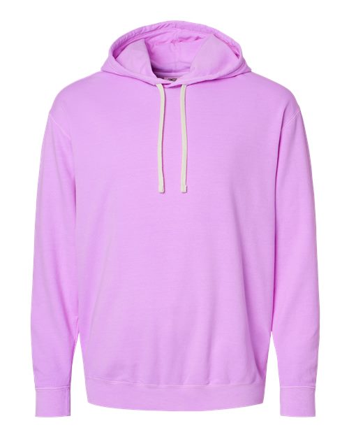 Comfort Colors 1467 — Unisex Garment-Dyed Lightweight Hooded Sweatshirt — Neon Violet