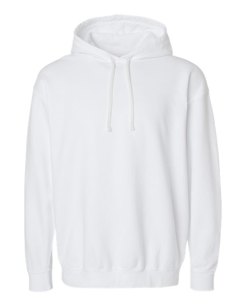 Comfort Colors 1467 — Unisex Garment-Dyed Lightweight Hooded Sweatshirt — White