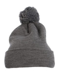YP Classics 1501P — Pom-Pom Cuffed Knit Beanie — main view