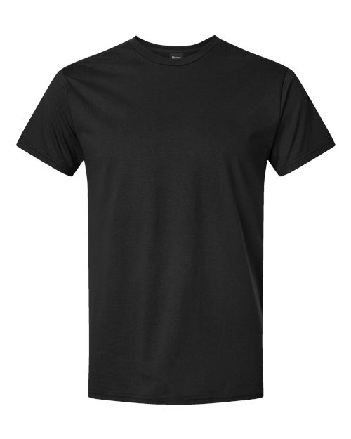 Hanes 498PT — Unisex Perfect-T DTG T-Shirt — Black