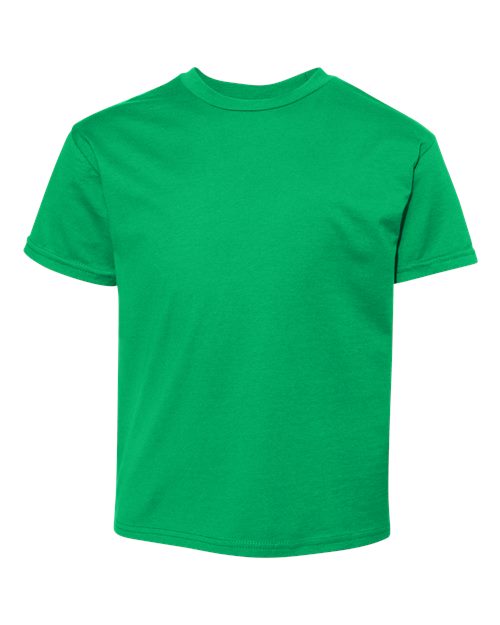 Hanes 498Y — Youth Perfect-T T-Shirt — Kelly Green