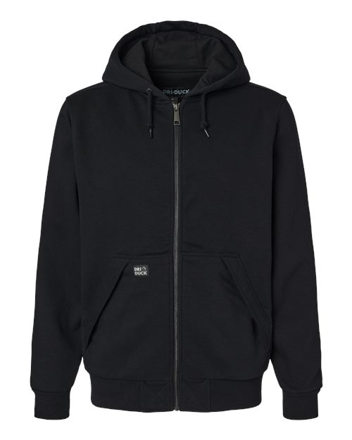 DRI DUCK 7348 — Men's Mission Full-Zip Hooded Jacket — Black