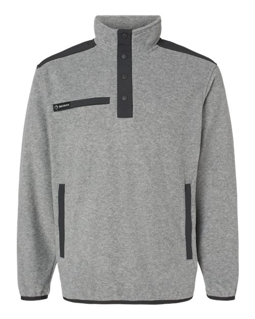 DRI DUCK 7353 — Men's Ranger Melange Fleece Pullover — Platinum