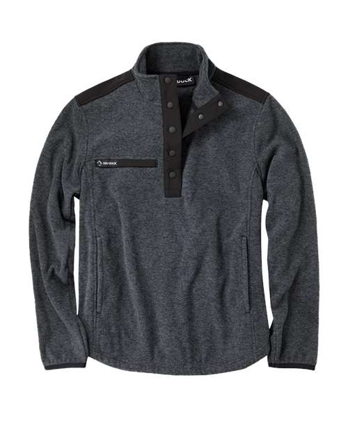 DRI DUCK 9341 — Women's Sierra Melange Fleece Pullover — Charcoal