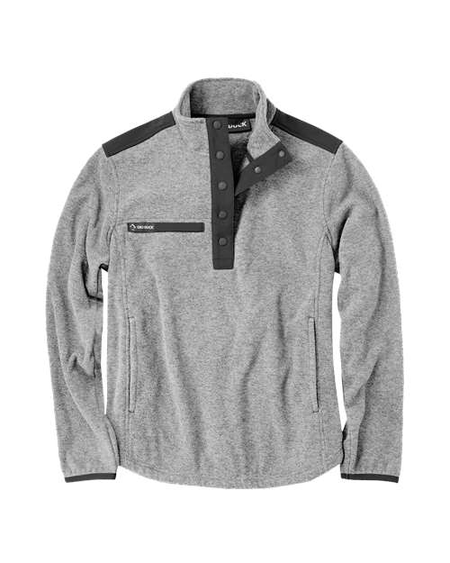 DRI DUCK 9341 — Women's Sierra Melange Fleece Pullover — Platinum