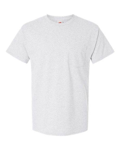 Hanes 5290P — Essential-T Pocket T-Shirt — Ash