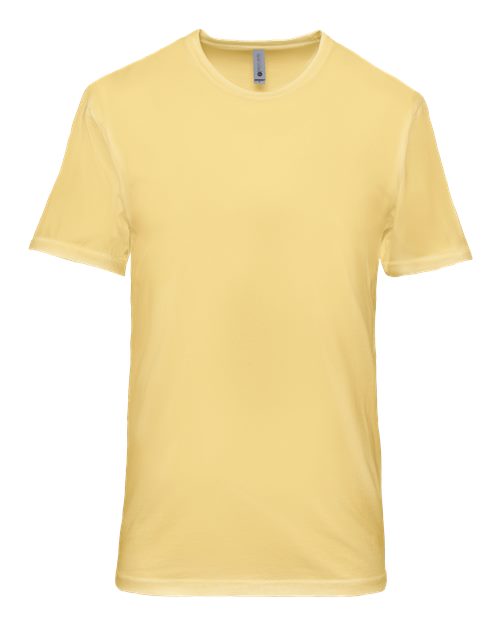 Next Level 3600SW — Unisex Soft Wash T-Shirt — Washed Banana Cream