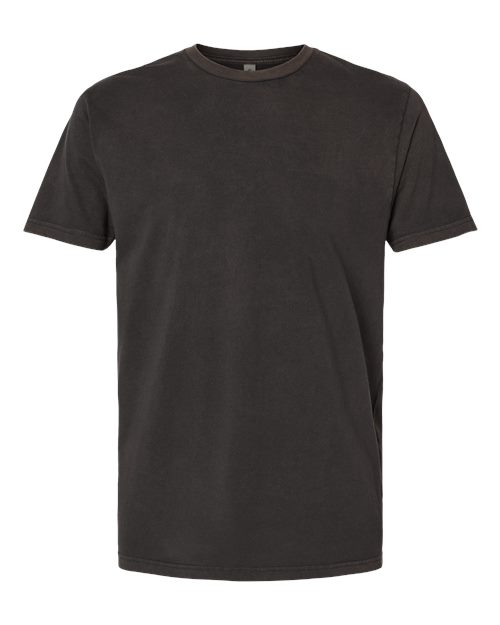 Next Level 3600SW — Unisex Soft Wash T-Shirt — Washed Graphite Black