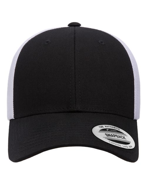 YP Classics 6601 — Elite Cap — Black/ White