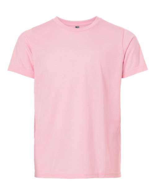Next Level 3312 — Youth CVC T-Shirt — Heather Light Pink